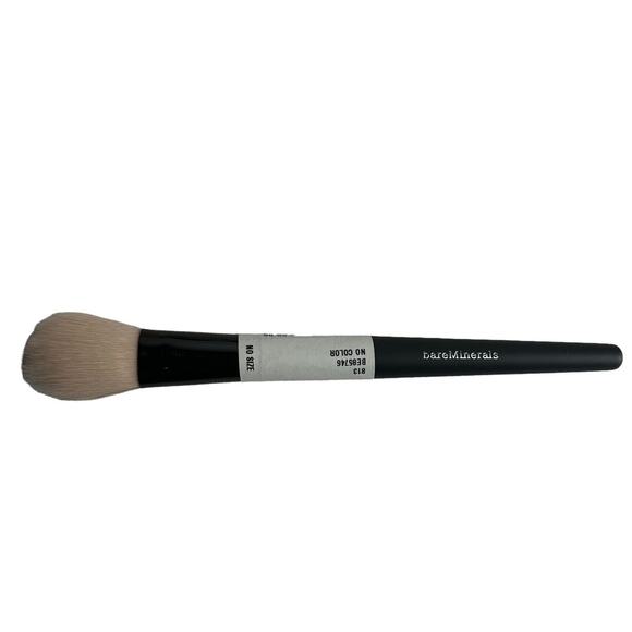 bareMinerals DUAL FINISH BLUSH & CONTOUR BRUSH Liquid Powder Bronzer Highlight - Picture 1 of 2